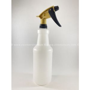 Premium Trigger Sprayer Complete, Black & Gold Top