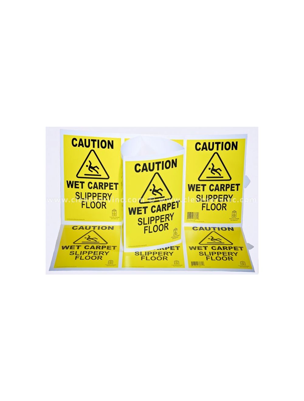 Paper Wet Floor Signs Disposable 250 Pk Jon Don