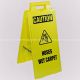 Caution Sign Plastic Folding